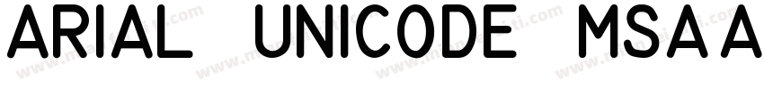 Arial Unicode Ms-常规(TrueType)(CHINE字体转换